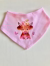 Highland cow bib 