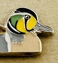 Image 4 of Baikal Teal - No.82 UK Birding Pins - Enamel Pin Badge