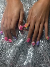 Image 2 of New Gel, colorful, gummy bear kids press on nails
