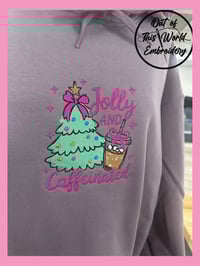 Image 1 of Jolly and Caffeinated Crewneck 