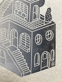 Image 8 of 'I'd Live There I' blockprints