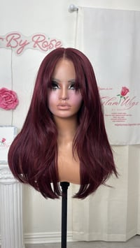 Image 1 of Cherry curtain bangs luxury (ready to ship) 