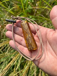 Image 3 of Amber Icicle pendant 