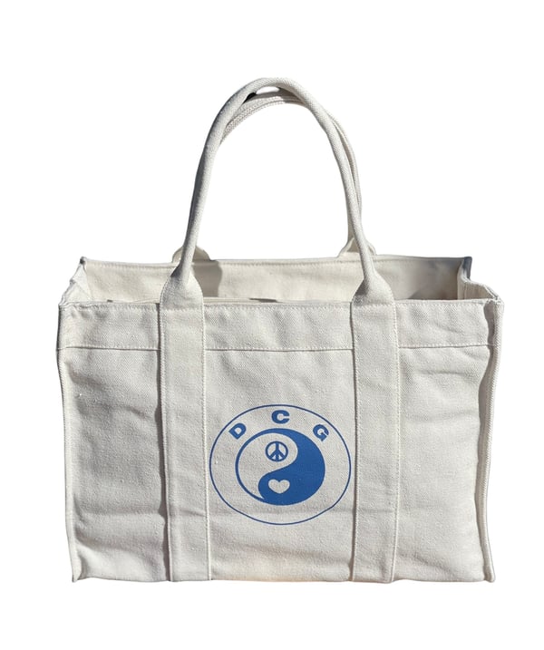 Image of ALL IN “reversible” canvas tote 