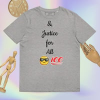 Image 4 of Justice For All Unisex Organic Cotton T-shirt