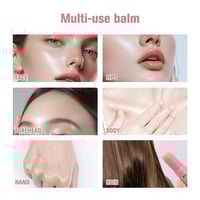 Image 4 of Wrinkle Bounce Multi Balm Facial Moisturizer Hydrating Lip Balm Eye Cream Neck Cream Makeup Base & F