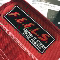 Image 4 of v1 Street Gloves - Red/Black