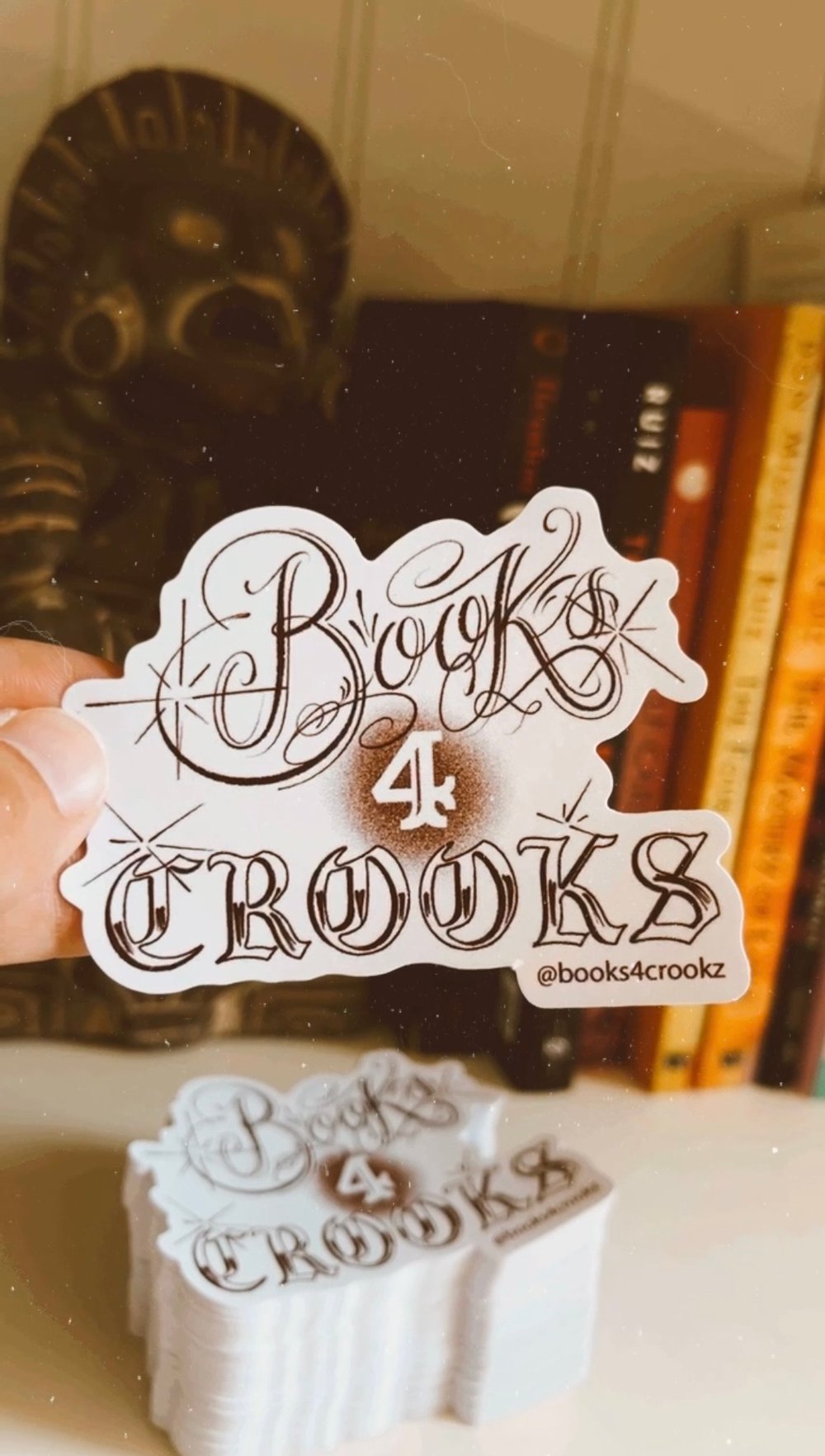 Image of Books 4 Crookz Sticker