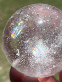 Image 4 of Clear Quartz Sphere #2538