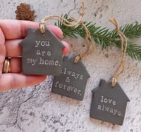 Image 4 of Love Clay Hangers (set of 3)