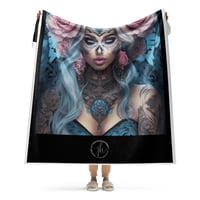 Sherpa Blanket Pink and Blue Angel
