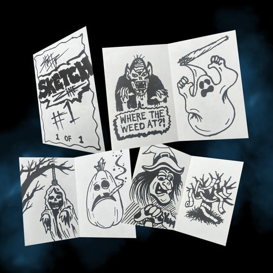 Image of SKETCH ZINE #1 mini SHARPIE sketch book 1 of 1
