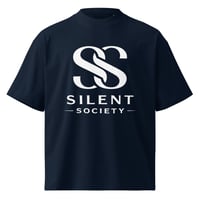 Image 4 of Unisex organic oversized high neck t-shirt