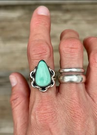 Image 2 of Minty Variscite Chain ⛓️Ring