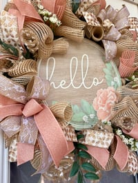Image 4 of Spring Welcome Wreath 