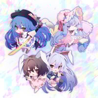 Image 2 of Touhou Keychains  and Stickers part 2 