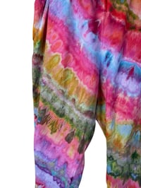 Image 3 of ♻️ UPCYCLED 2X PLUS Linen Pants in Euphoria Ice Dye