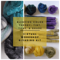 SUPPLY KIT Fiber Blending Color Theory: Tint, Tone, & Shade