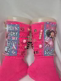 Image 2 of Breast Cancer Awareness Junk socks