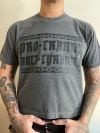 Image 3 of Pro-Tranny/Anti-Tyranny Cropped Shirt