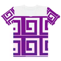 Image 1 of PURPLE HAZE GEO T-SHIRT