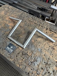 Image 3 of ✠ 8” Riser Z-Bars - 11g X 1” OD 304 Stainless Steel ✠