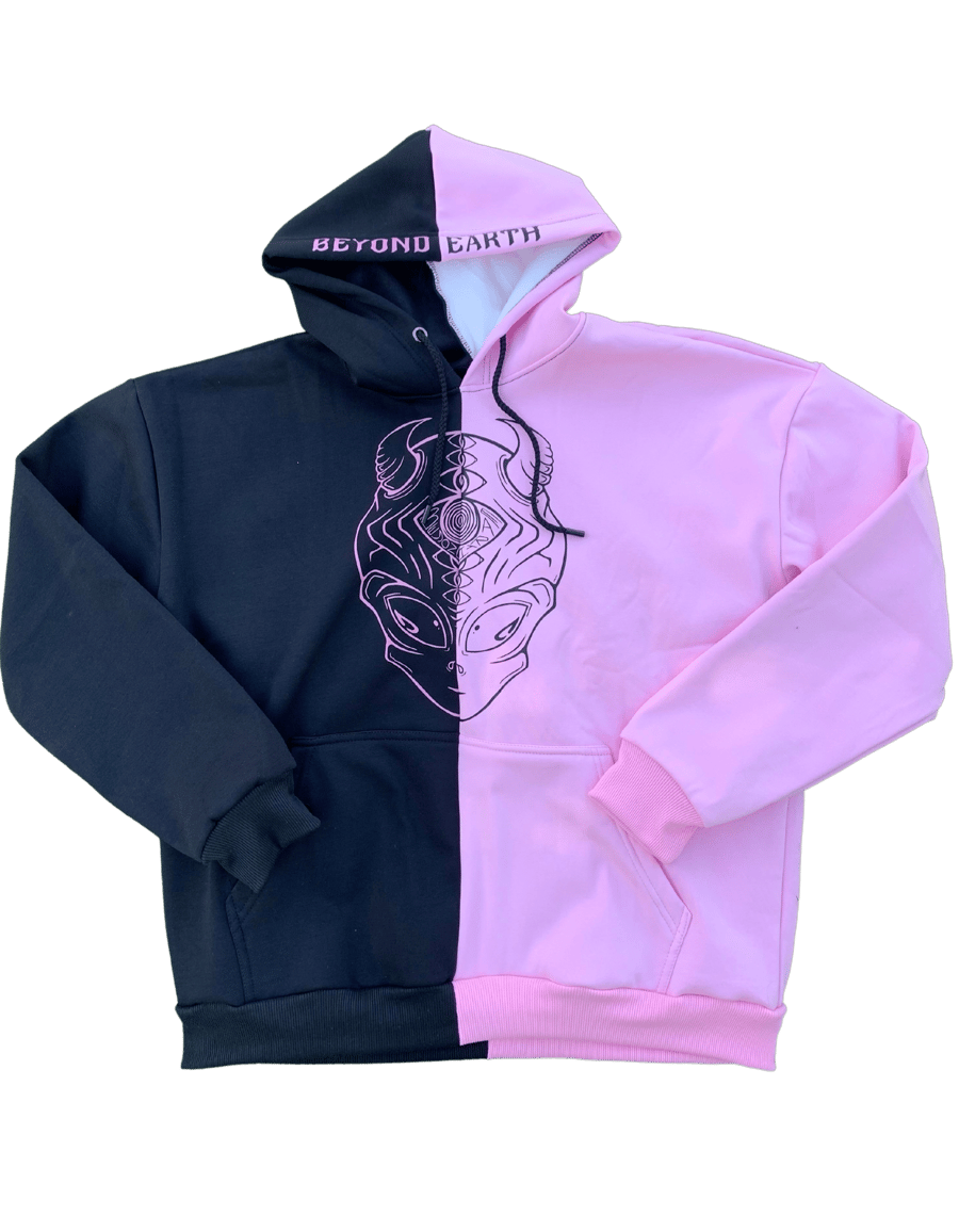 Image of Pink & Black Hoodie *RESTOCK PREORDER*