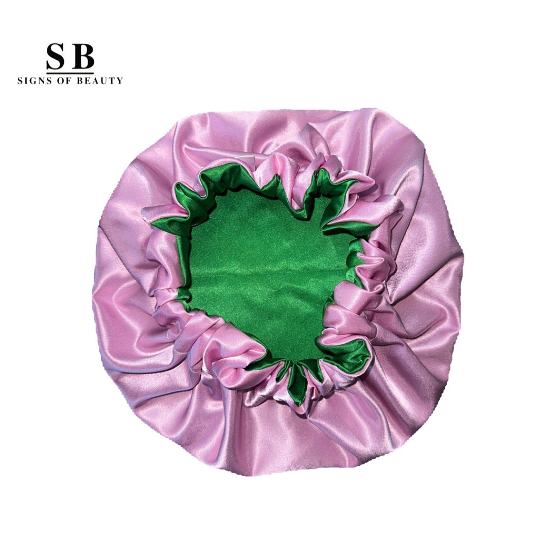 Image of Alpha Kappa Alpha Inspired Bonnet Bundle 