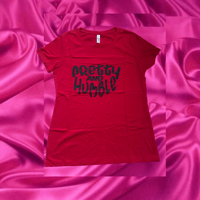Pretty and Humble  Red/BlackTee