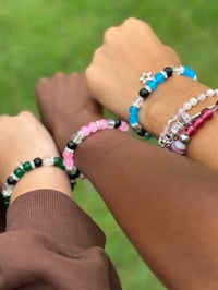 Image 2 of PowerPuff Girls Trio Bracelet Set