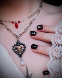 Image 5 of Pendientes | Colgante  Heart Locket Skull 