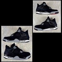 Image 2 of Jordan 4 Retro Black Canvas