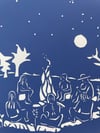 Singing Campfire Print