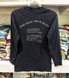 Grateful Dead 1986 Cosmic Charlie (Halley) Longsleeve Lot Shirt - Size SM