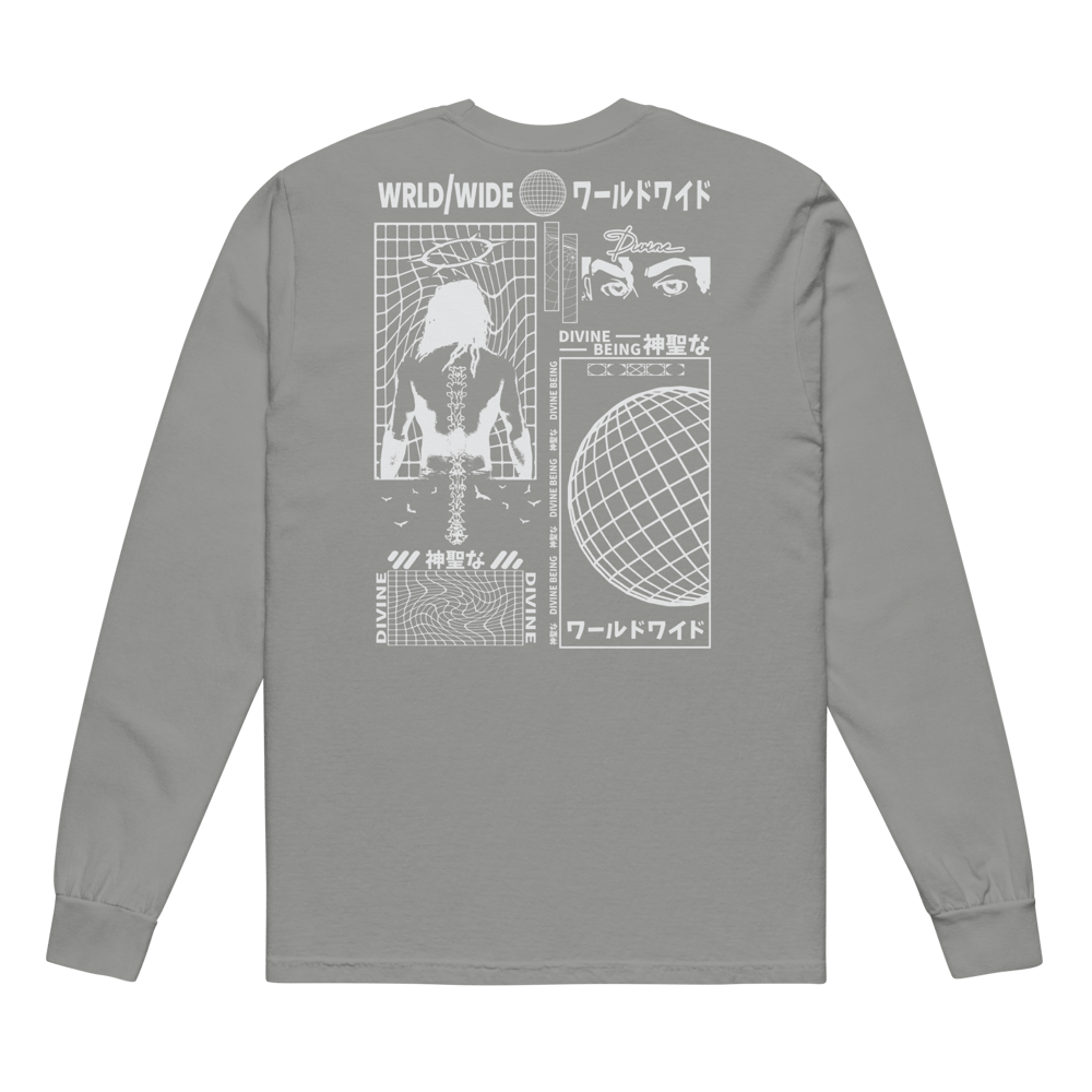 WORLDWIDE DIVINE Longsleeve (White Print)
