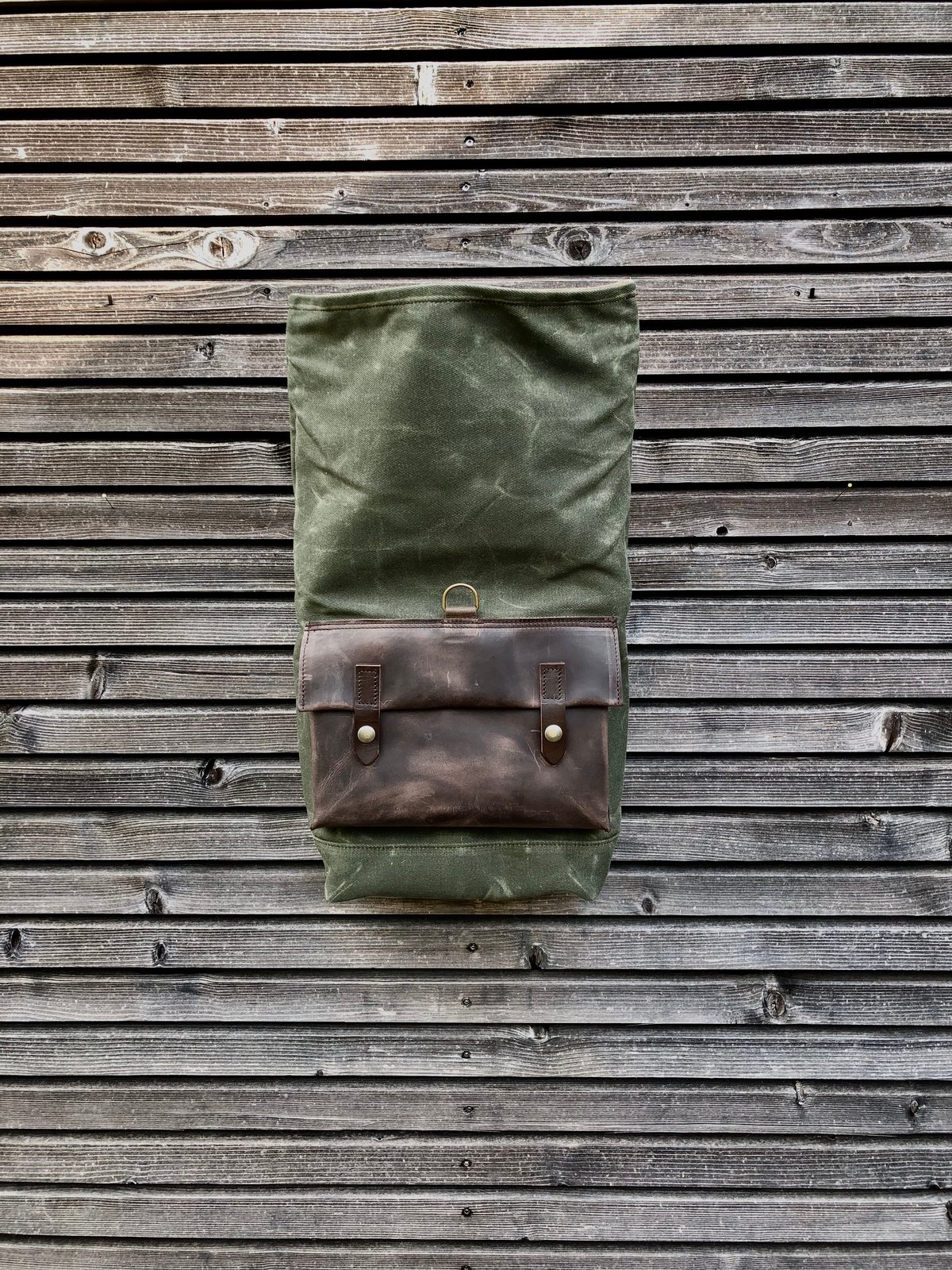 waxed canvas motorcycle bolsa