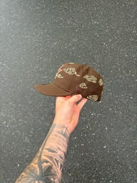 Image 4 of PINK BRIM MOCHA CHINA SKY  HOUSTON ASTROS CUSTOM FITTED CAP