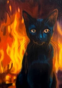 Image 2 of “Don’t Let The World Burn” Original Painting