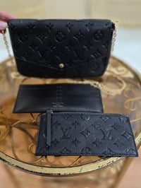 Image 2 of Black Pochette Crossbody  