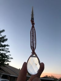 Image 1 of *Reserved Aaron* Clear Quartz Roach Clip