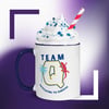 Team Q Lizard Colored Mug