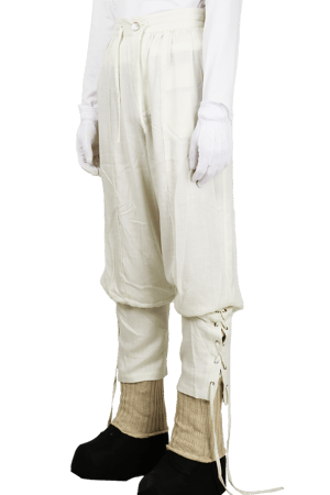 Image of ÆNRMÒUS - Landgraves Stocking Pants (White)