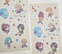 Image 2 of Spot Holo Sticker Sheet - Golden Sun
