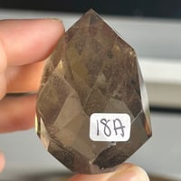 Image 2 of Smoky Quartz Faceted Flame (18A)