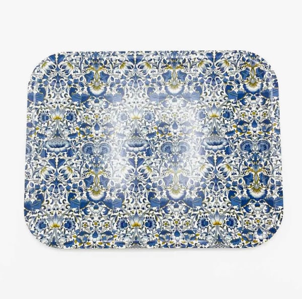 Image of Liberty Fabric Tray - Lodden Blue