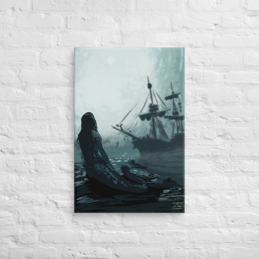 Only the siren sees on Canvas