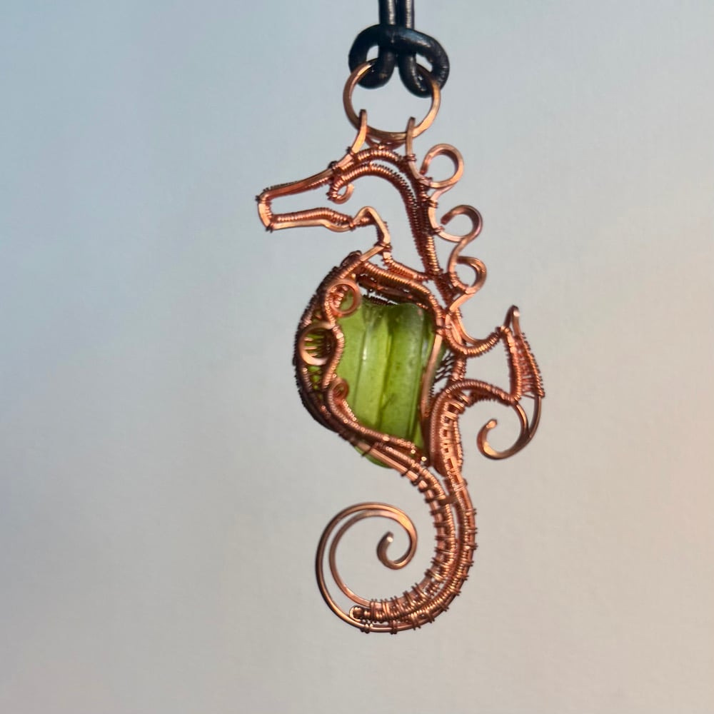 Image of Seaglass Seahorse for Sarah B. 