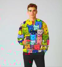 Suéter gatos multicolor 