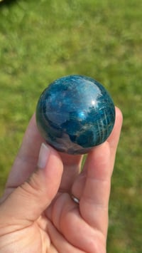 Image 3 of HQ Blue Apatite Spheres