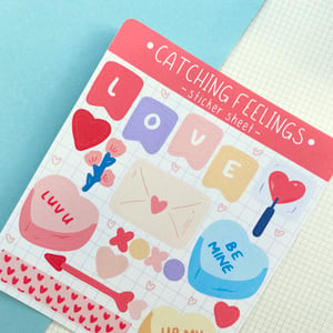 Image of Catching Feelings Mini Sticker Sheet